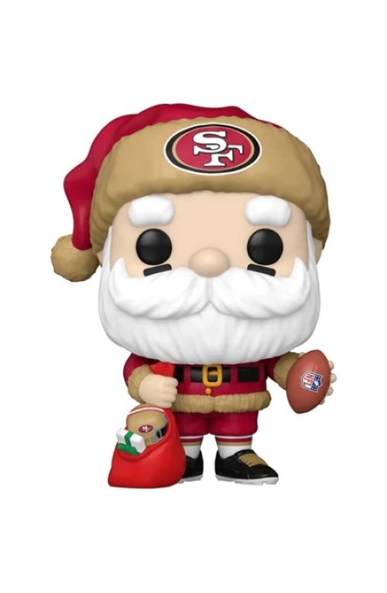 Funko Santa Claus (San Francisco 49ers) NFL Holiday Funko Pop!, Main, color, Multi-Color