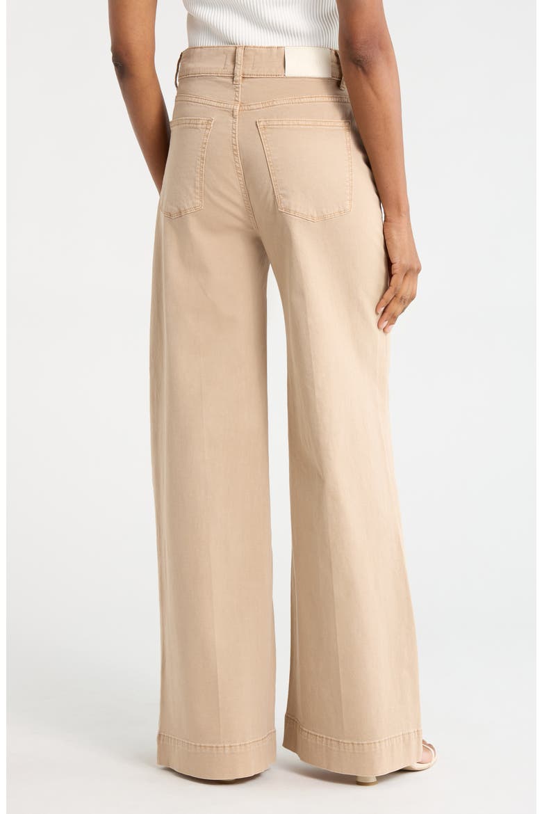 Hepburn High Waist Wide Leg Jeans, Alternate, color, OAT