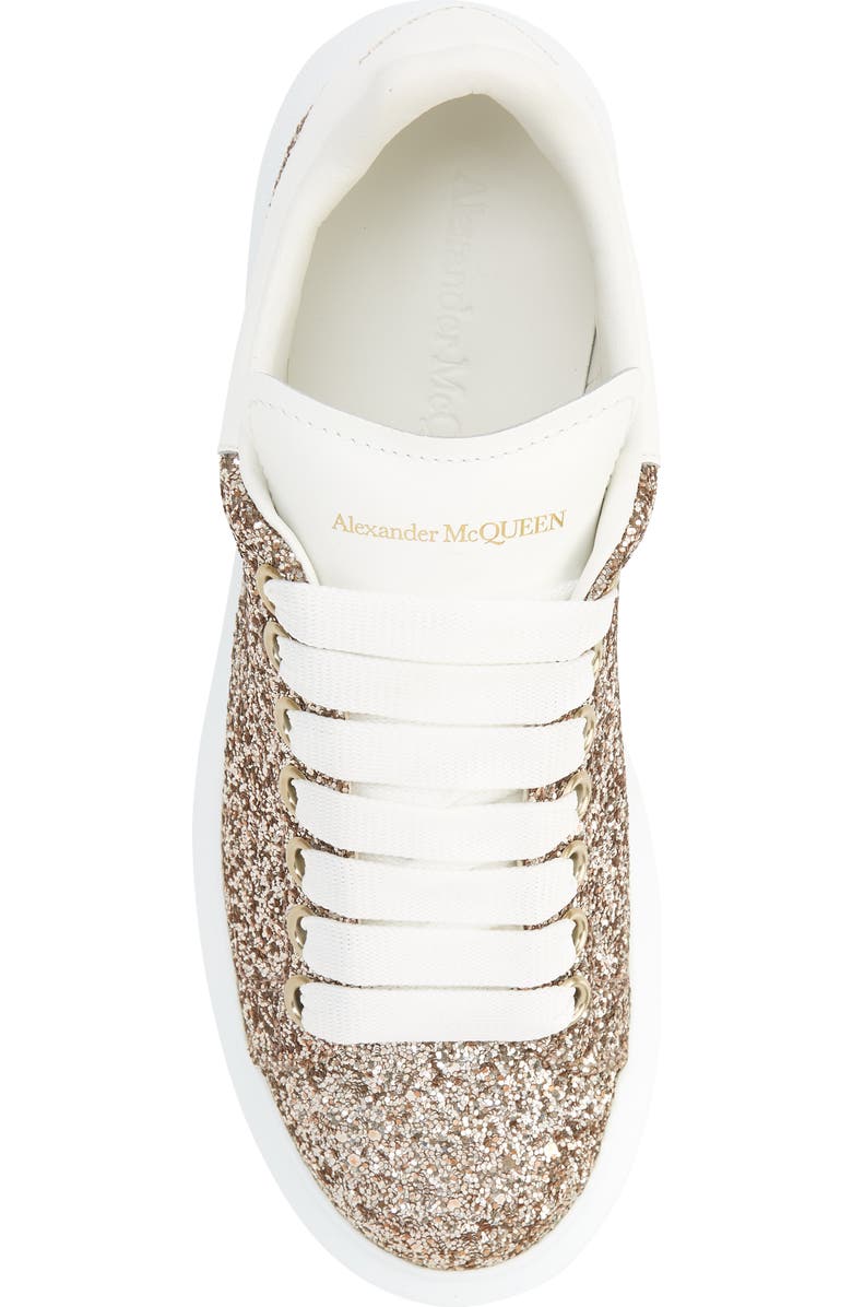 McQueen Oversized Glitter Platform Sneaker, Alternate, color,