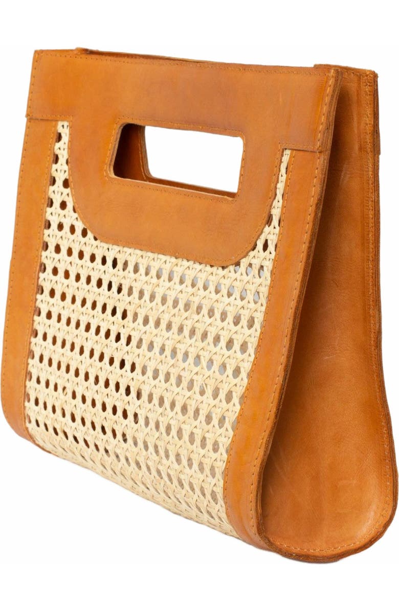 Jelavu Venice Clutch Bag, Alternate, color, Cognac