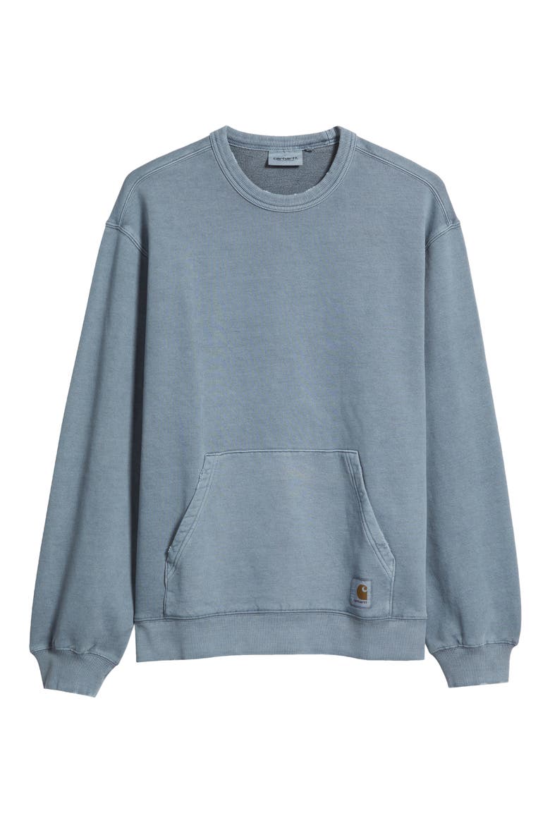 Torion Distressed Sweatshirt, Alternate, color, OFFICE BLUE (GRIND WASH)