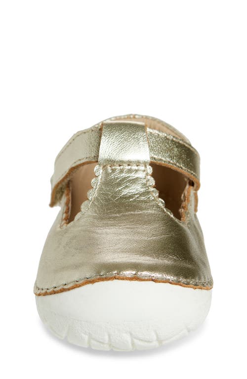 Old Soles Pave T-strap Sneaker In Gold
