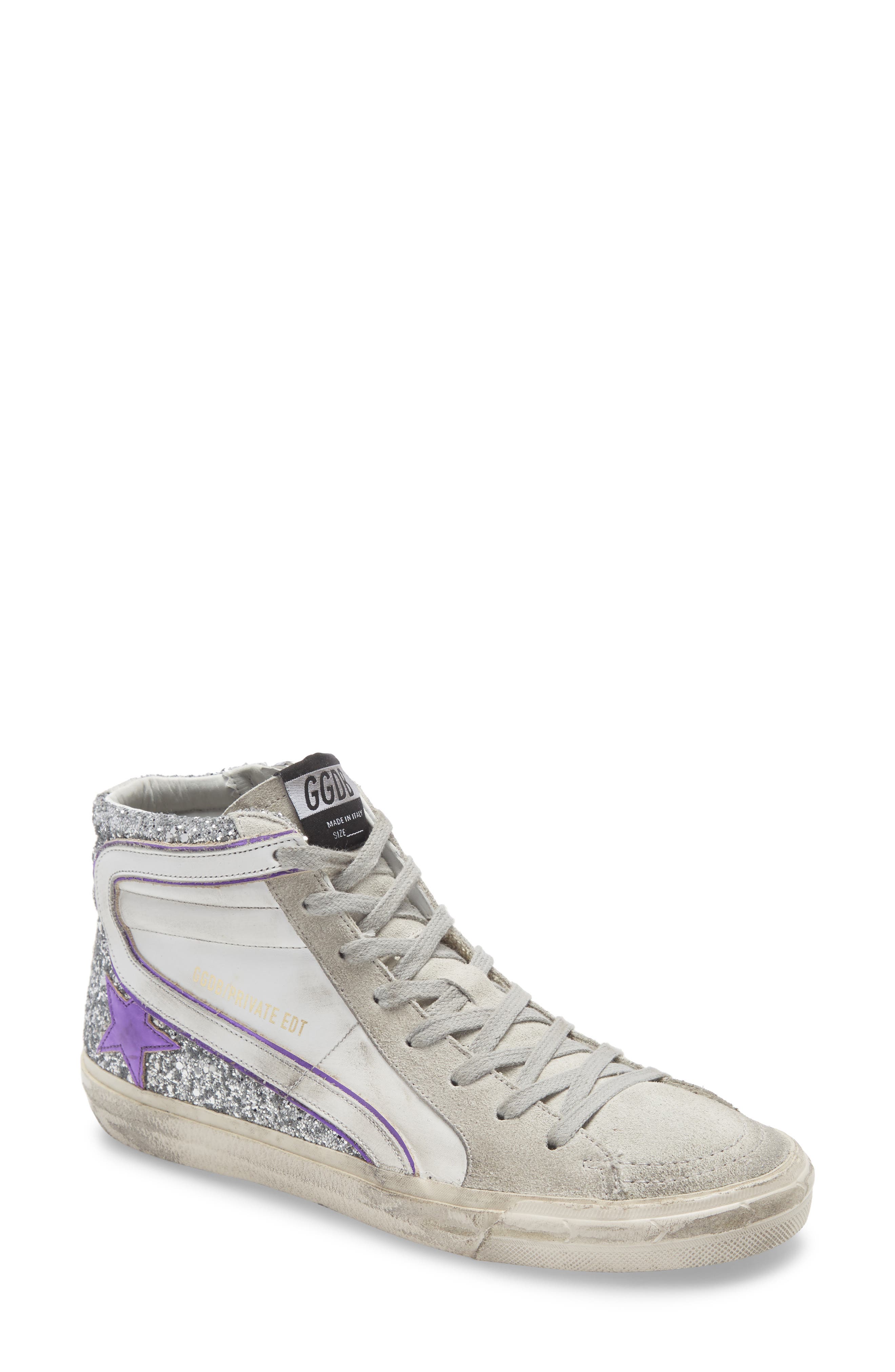 Golden Goose Slide High Top Sneaker, Main, color, 