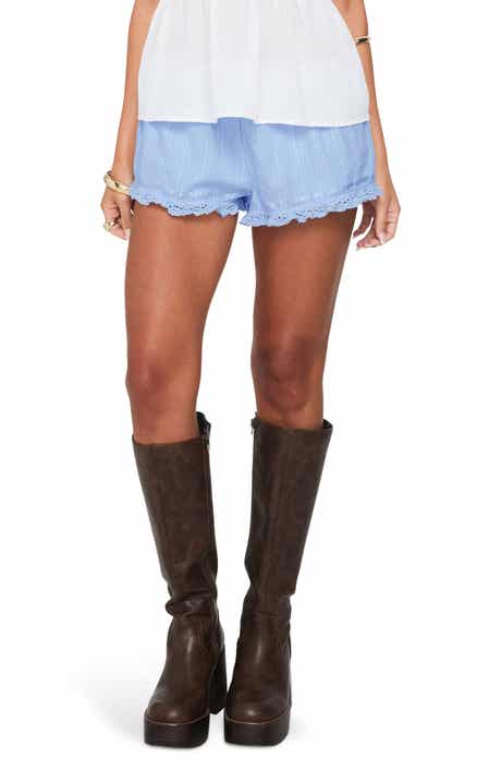 Rhubarb Lace Shorts