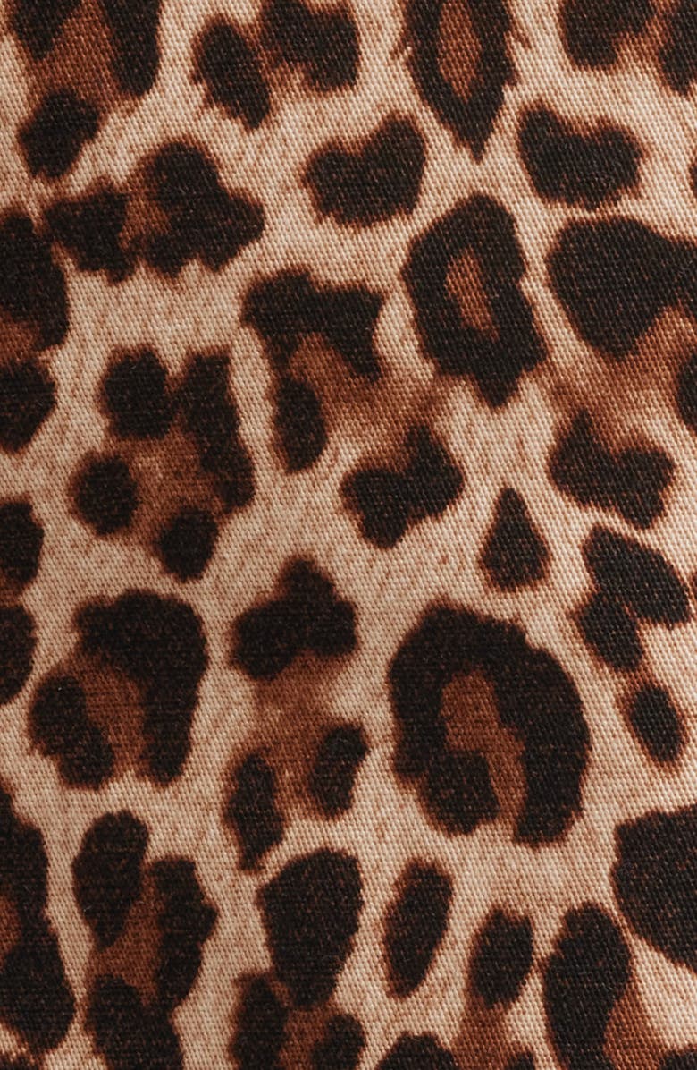 Anne Klein Leopard Print Bootcut Pants, Alternate, color, Anne Black Multi