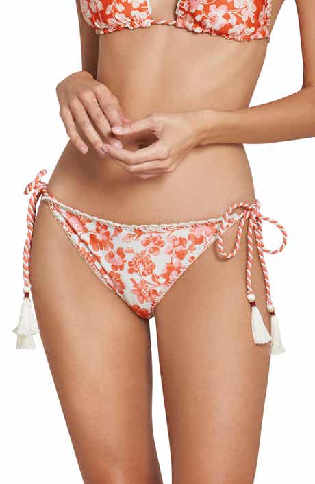 Cosita Linda Floral Side Tie Bikini Bottoms