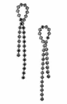 Tasha Crystal Ribbon Drop Earrings