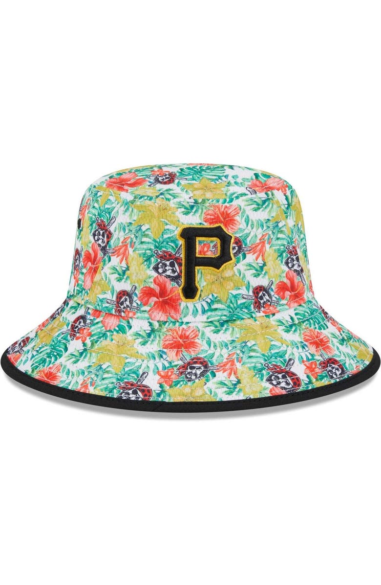 New Era Men's New Era Pittsburgh Pirates Tropic Floral Bucket Hat, Main, color, 