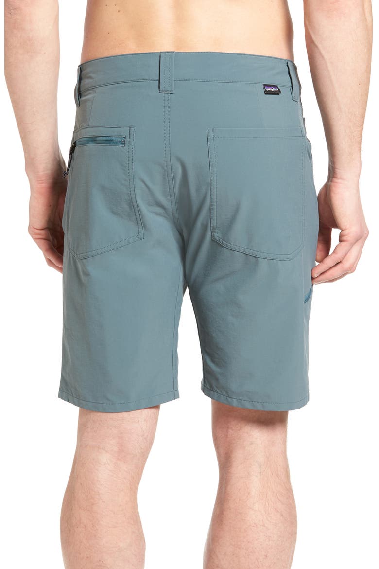 Quandary Water Repellent Stretch Hiking Shorts, Alternate, color, NOUVEAU GREEN