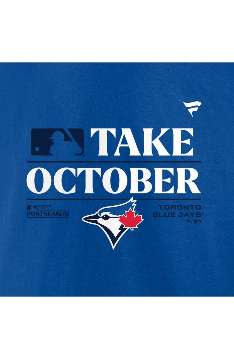 FANATICS Men's Fanatics Branded Royal Toronto Blue Jays 2023 Postseason Locker Room T-Shirt, Alternate, color,
