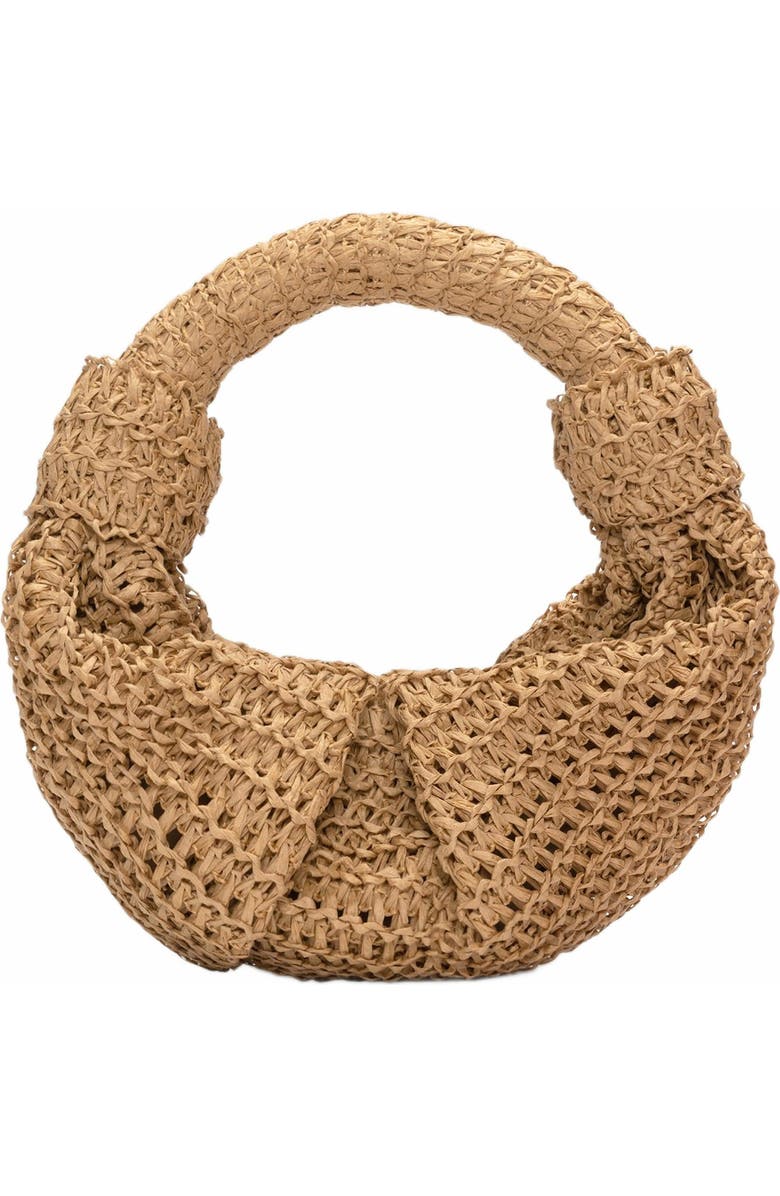 SIMONMILLER Raffia Lopsy Bag, Main, color, Natural