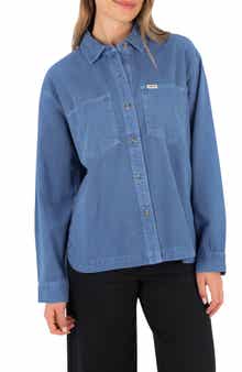 Hurley Wavy Days Cotton Overshirt