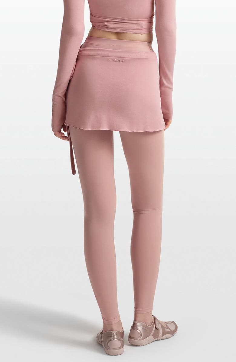 NikeSKIMS Stretch Knit Wrap Skirt, Alternate, color, Himalayan