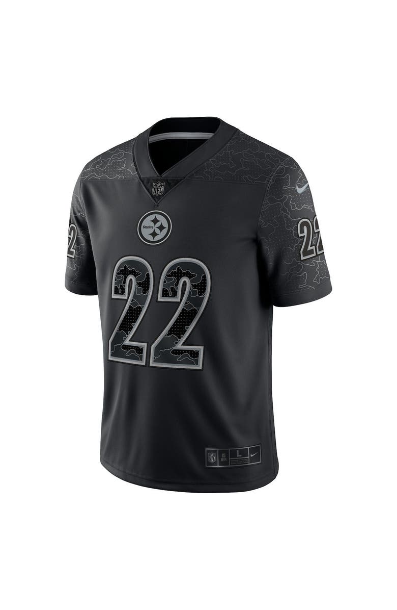 Nike Men's Nike Najee Harris Black Pittsburgh Steelers RFLCTV Limited Jersey, Alternate, color, 