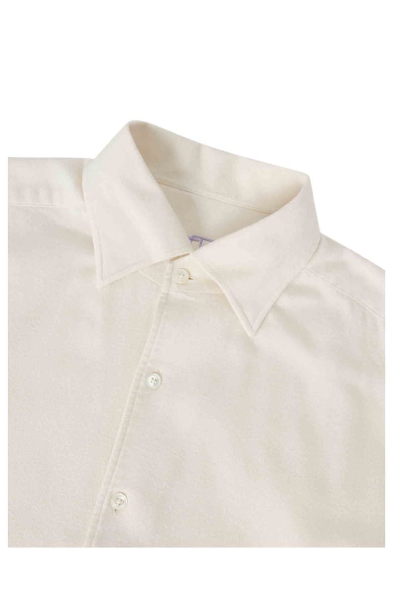 Robert Talbott Morgan Luxe Flannel Shirt, Alternate, color, Cream