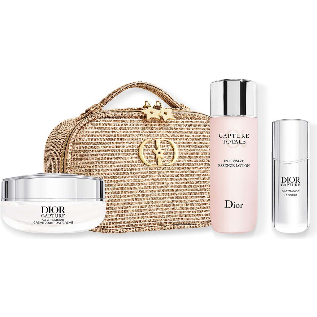 Dior Capture 3-piece Anti-aging Skincare Set In Transparent