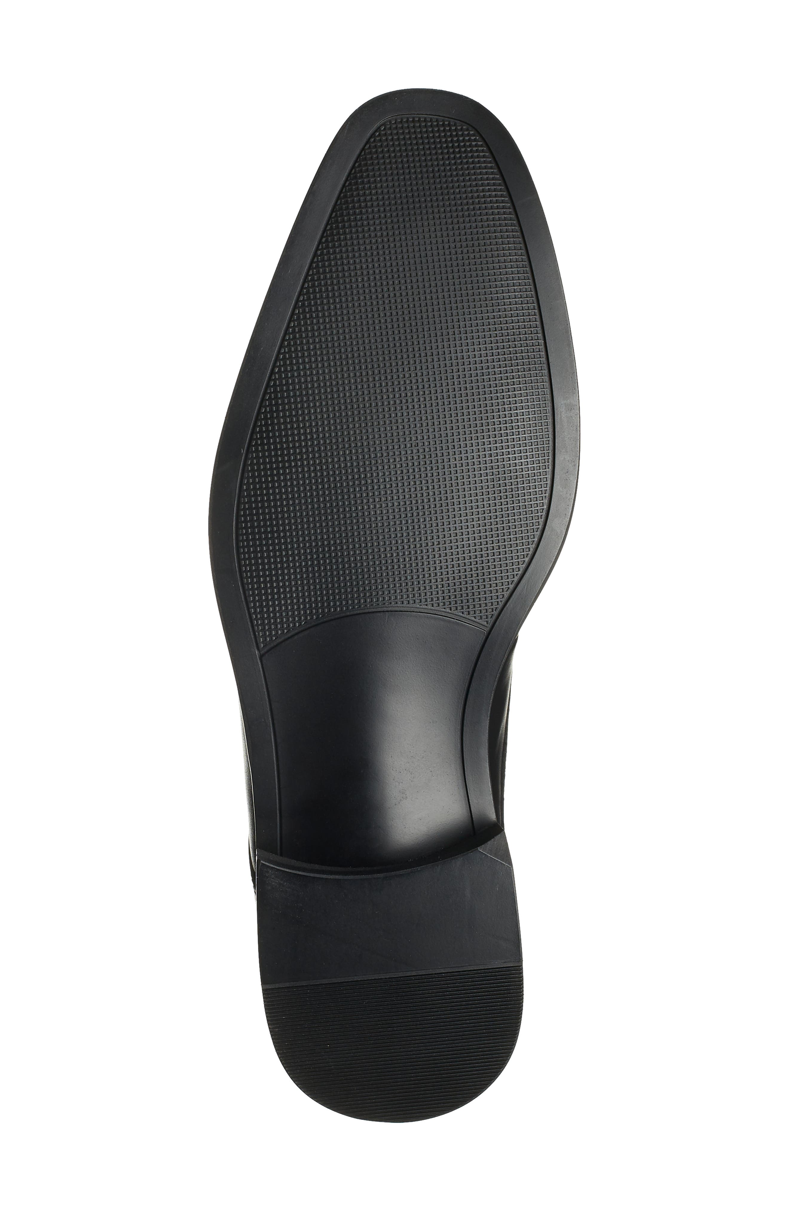 NORDSTROM RACK Greyson Cap Toe Leather Derby, Alternate, color, Black