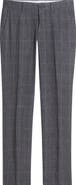 Berle Windowpane Check Linen Pants