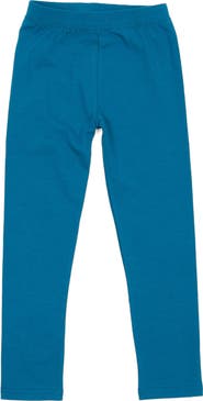 Leveret Girls Cotton Leggings, Solid Colors