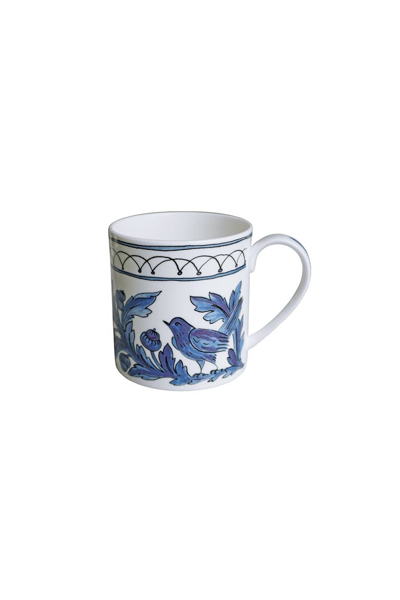 Heritage Blue Bird Blooming Mug, Main, color, Multi