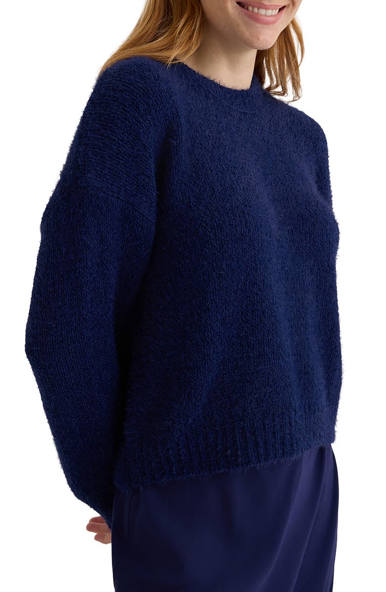 Bella Dahl Drop Shoulder Sweater, Alternate, color, Eclipse Blue