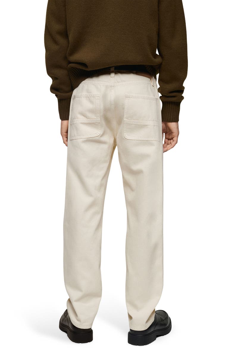 MANGO Regular Fit Straight Leg Jeans, Alternate, color, 