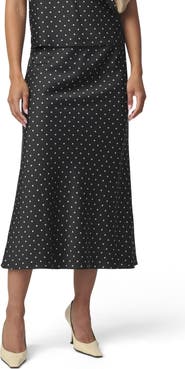 Joe's The Ines Polka Dot Midi Skirt