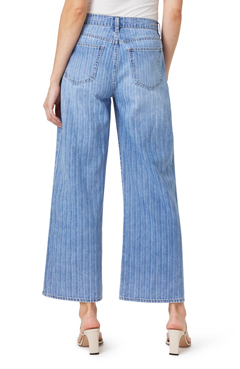 Habitual Denver Stripe Wide Leg Ankle Jeans, Alternate, color, 