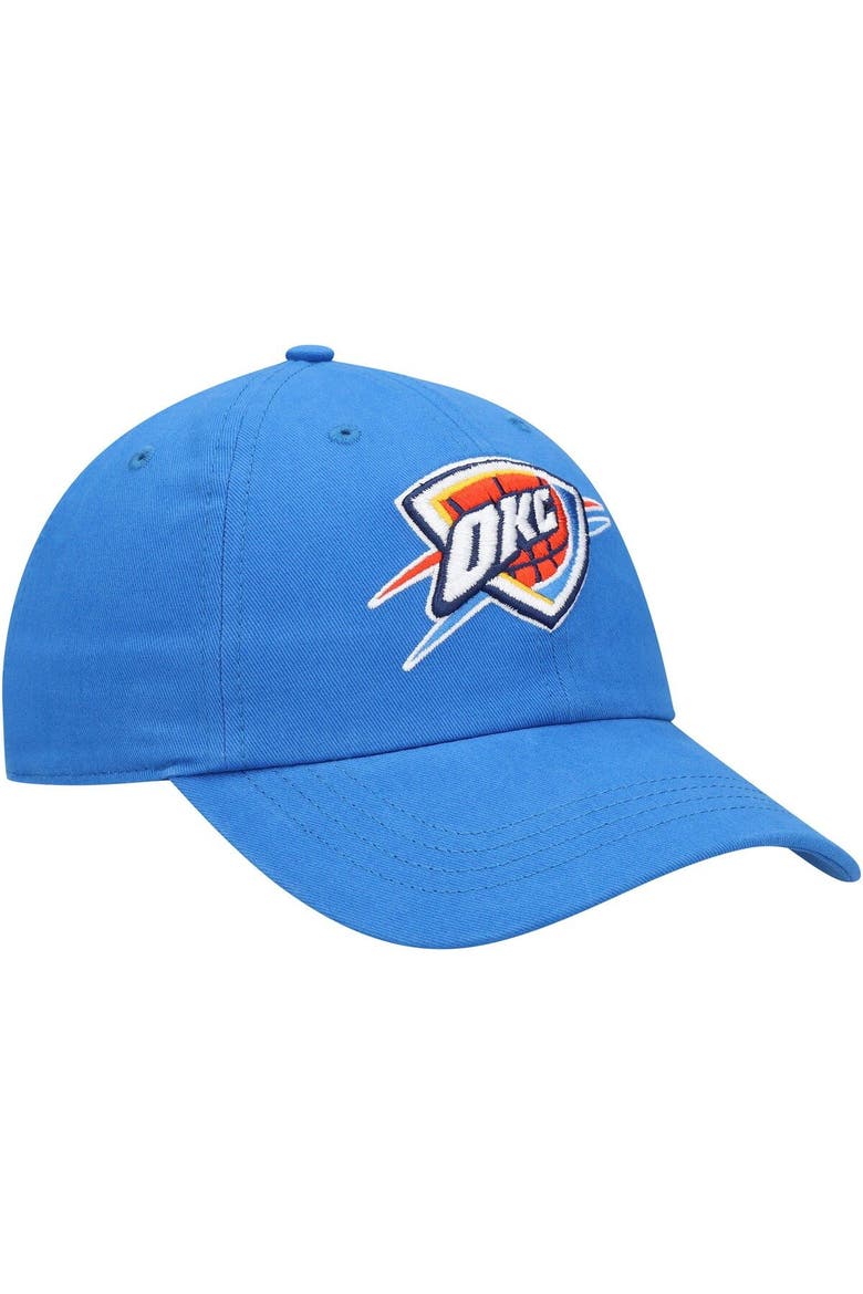 Women's '47 Blue Oklahoma City Thunder Miata Clean Up Logo Adjustable Hat, Alternate, color, Blue