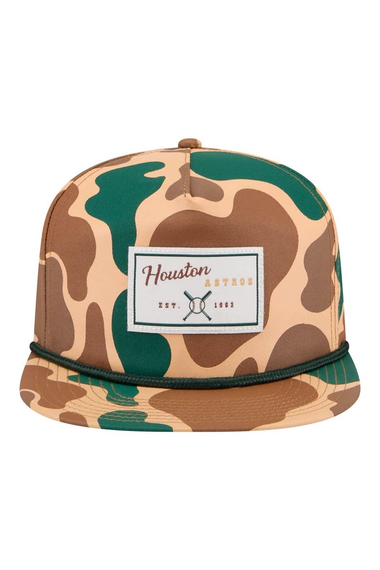 Men's New Era  Camo Houston Astros Duck 19TWENTY Adjustable Hat, Alternate, color, Camo
