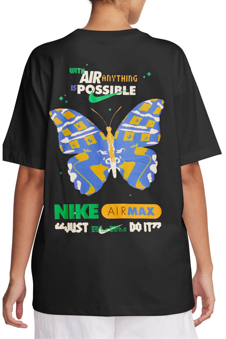 Sportswear Air Max Oversize Graphic T-Shirt, Alternate, color, BLACK