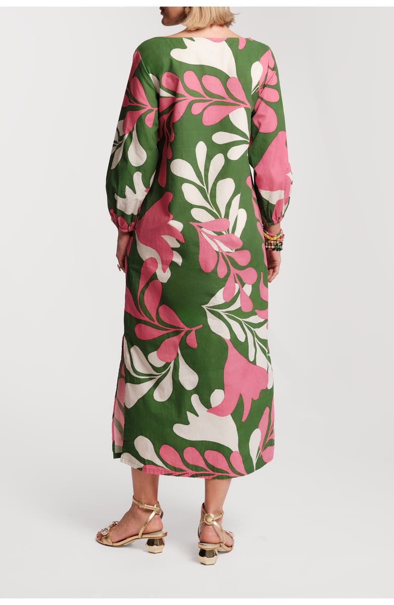 Frances Valentine Minnow Maxi Dress Mid-Century Palm, Alternate, color, Treetop/Multi