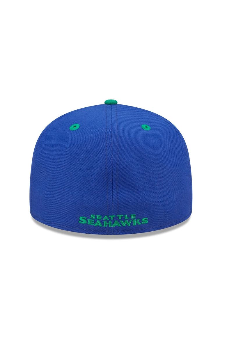 New Era Men's New Era Royal/Kelly Green Seattle Seahawks Flipside 59FIFTY Fitted Hat, Alternate, color, 