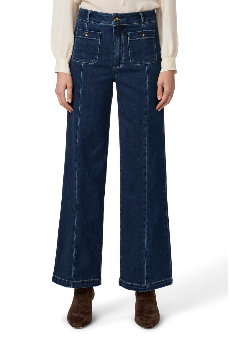 Anessa Seamed High Waist Wide Leg Jeans, Main, color, RHEA