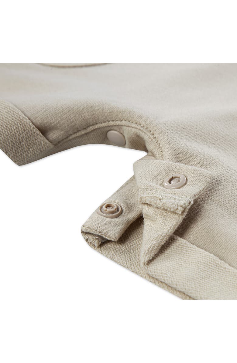 Huggies Print Organic Cotton T-Shirt & Overalls Set, Alternate, color, 