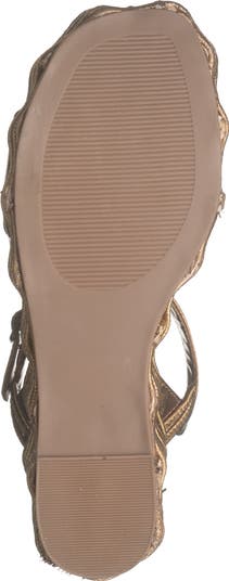 人気定番! Steve Madden Pinky ウェッジサンダル Steve Madden Pinky Espadrille Platform Wedge Sandal (Women