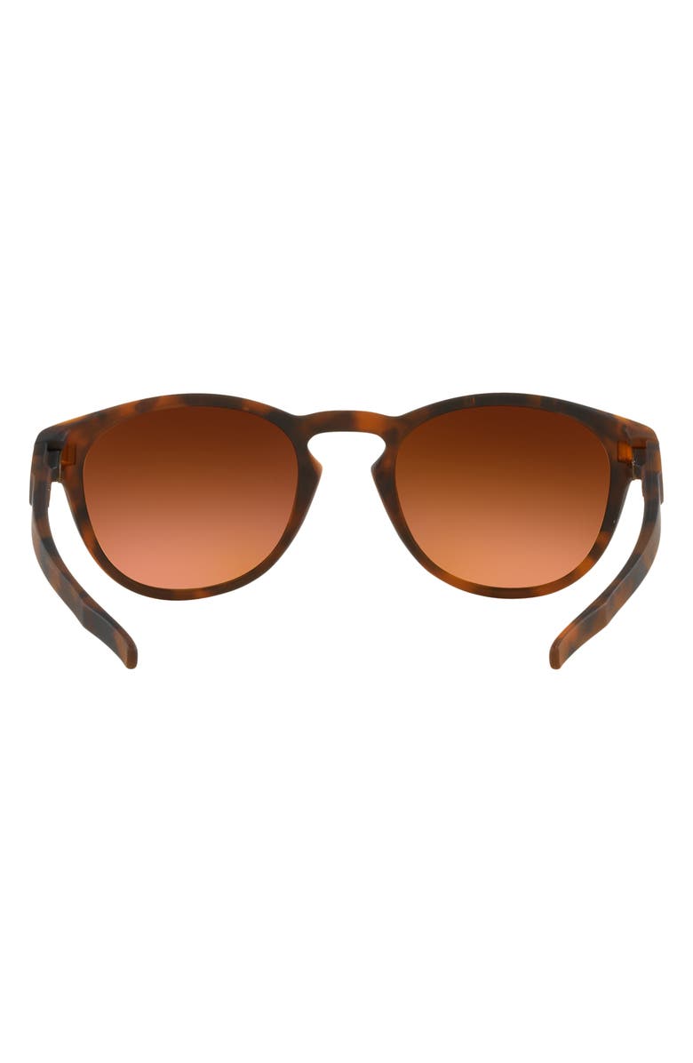 Oakley Latch 53mm Prizm<sup>™</sup> Oval Sunglasses, Alternate, color, Brown Tort