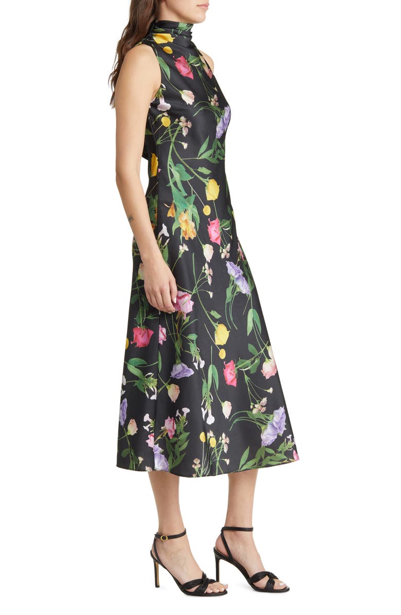 Ted Baker London Addilin Floral Sleeveless Dress, Alternate, color, 