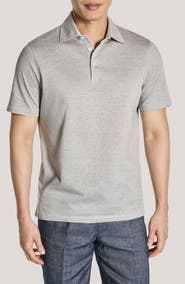 Jack Victor Davis Cotton & Linen Polo