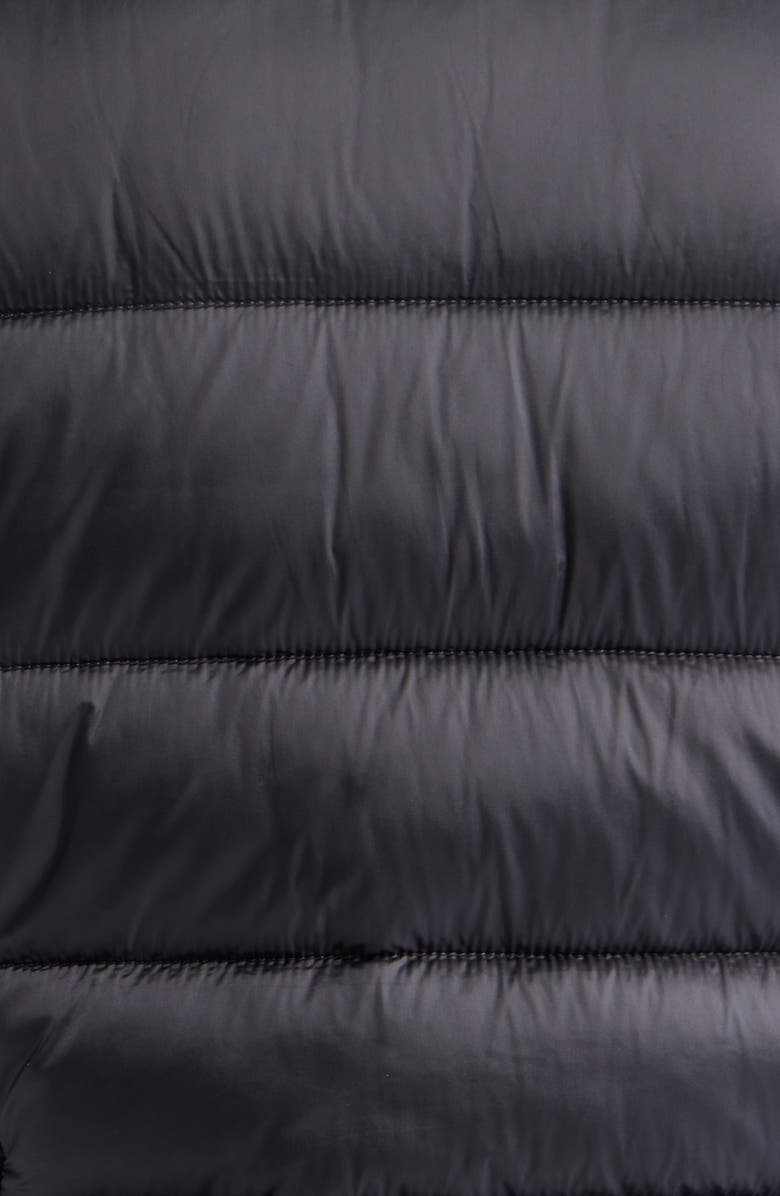 Save The Duck Caroline Water Repellent Satin Puffer Jacket, Alternate, color, Ebony Grey