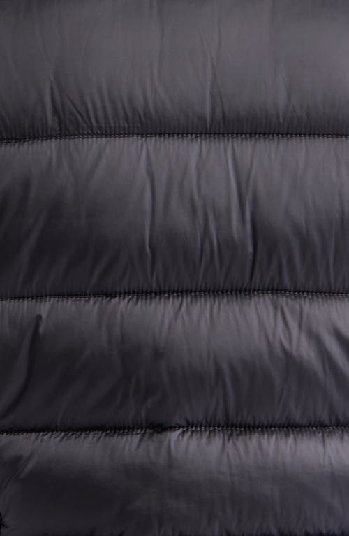 Save The Duck Caroline Water Repellent Satin Puffer Jacket In Black