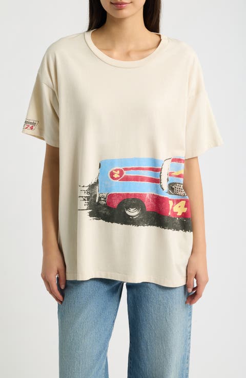 Racecar Wrap Around Graphic Tee