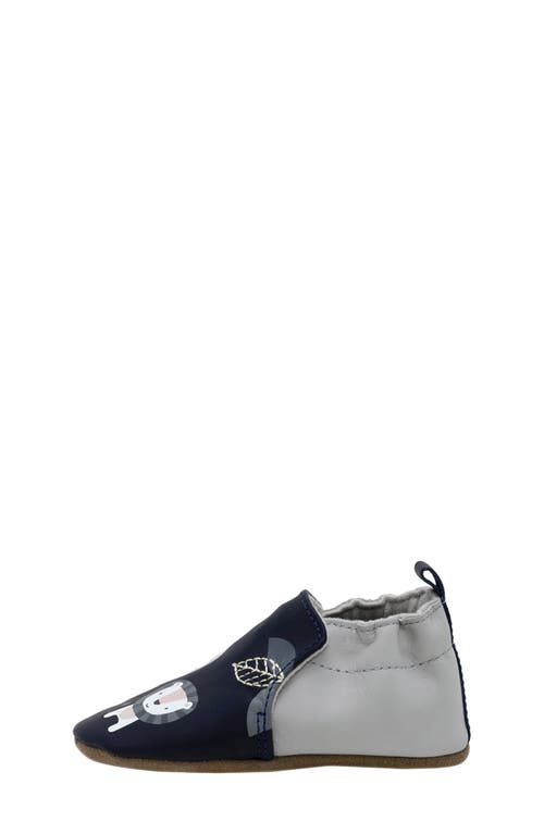 Robeez ® Hello World Crib Shoe In Navy