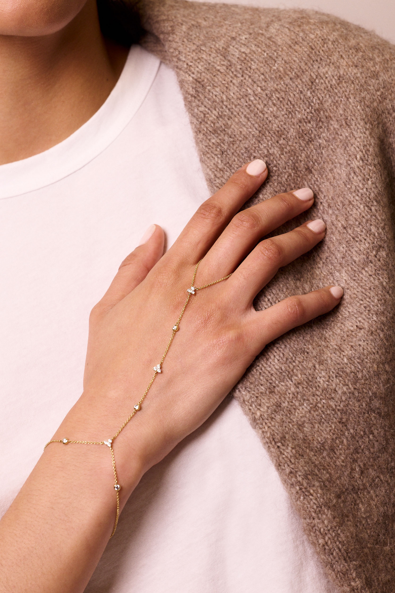 Lane Hand Chain, Alternate, color, Gold