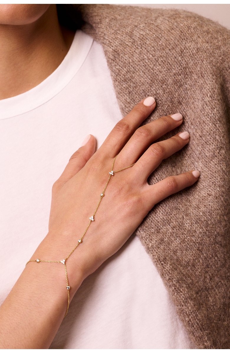 Electric Picks Lane Hand Chain, Alternate, color, Gold