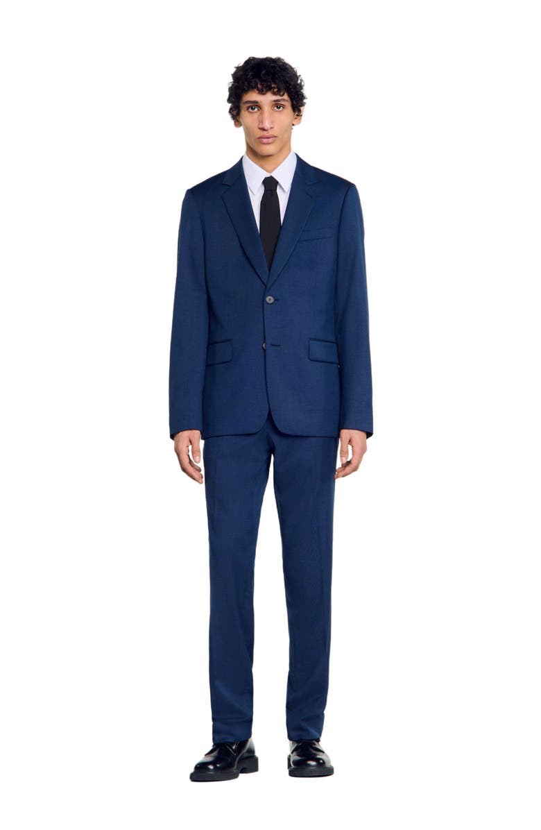 SANDRO Wool suit jacket, Main, color, 