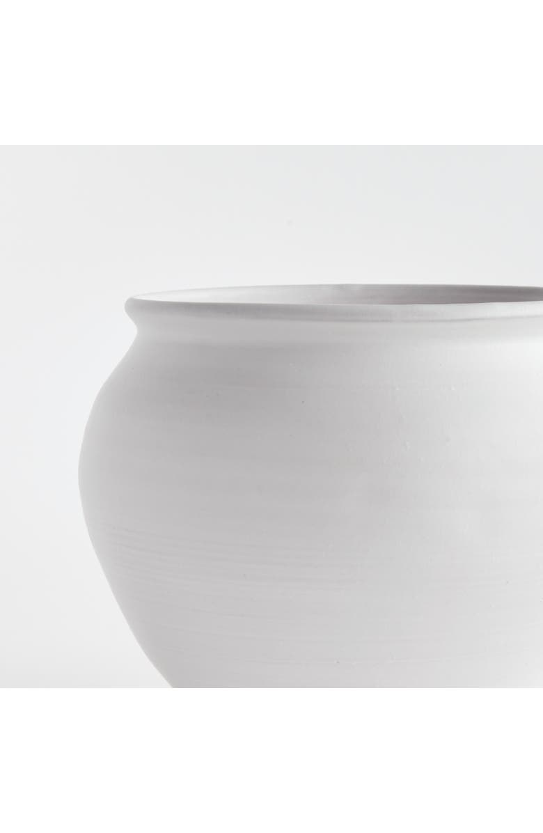 Napa Home & Garden Mirela Drum Vase, Alternate, color, White