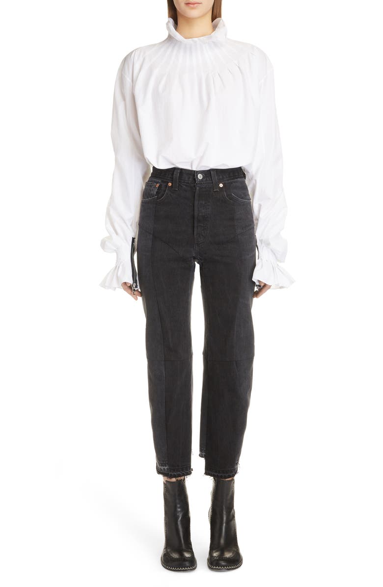 JW Anderson Pleated Collar Blouse, Main, color,