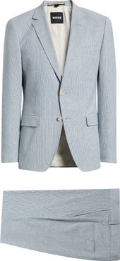 BOSS Huge Stripe Slim Fit Suit