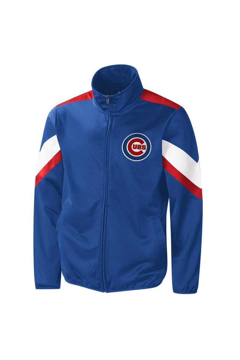 Men's G-III Sports by Carl Banks Royal Chicago Cubs Earned Run Full-Zip Jacket, Alternate, color, Royal